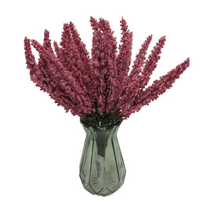 Freigestellt Erika Kunstblumen pink 24 Stiele Herbstdeko Einzelstiel