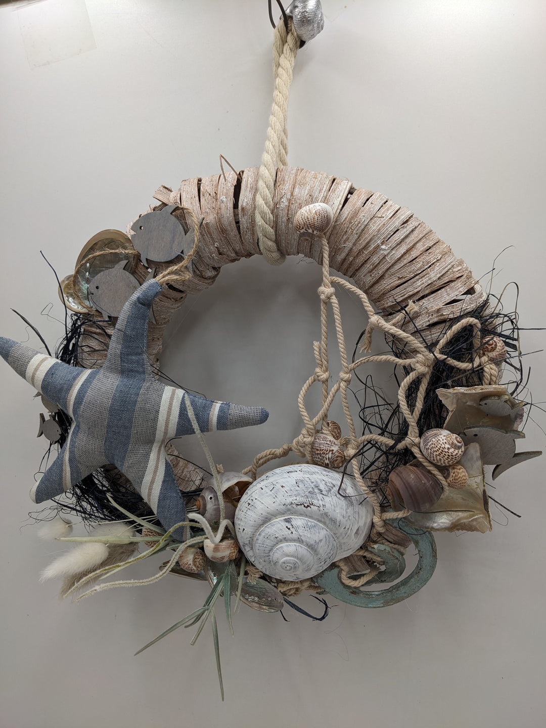 Türkranz Schnecke Seestern Fisch blau