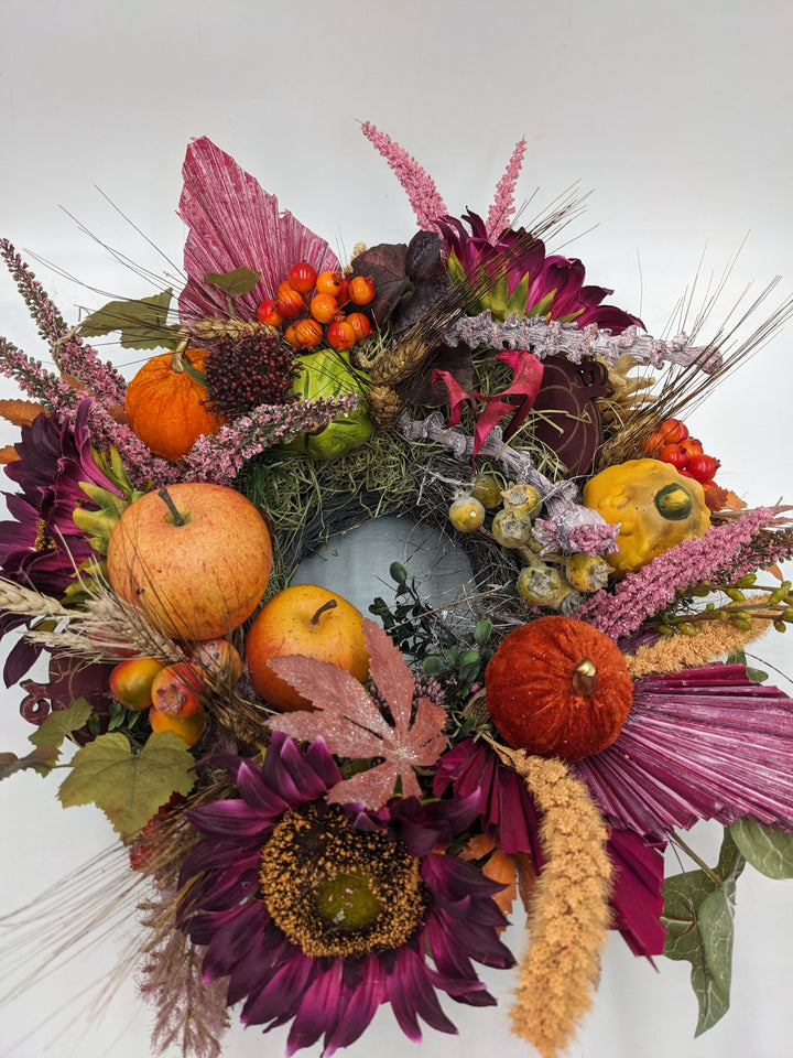 Herbstgesteck Ernte-Dank Beiwerk bunt