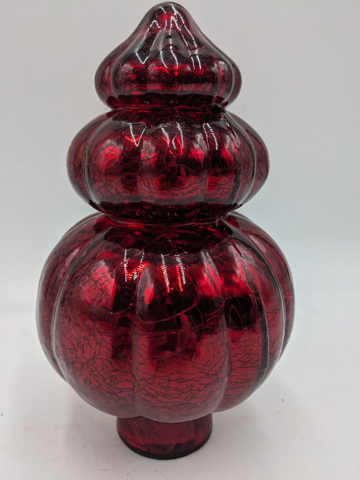 Weihnachtsdekoration Rosenkugel rot