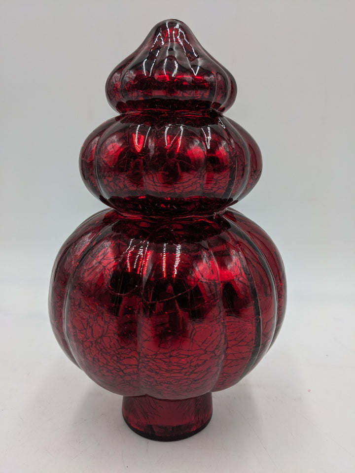 Weihnachtsdekoration Rosenkugel rot