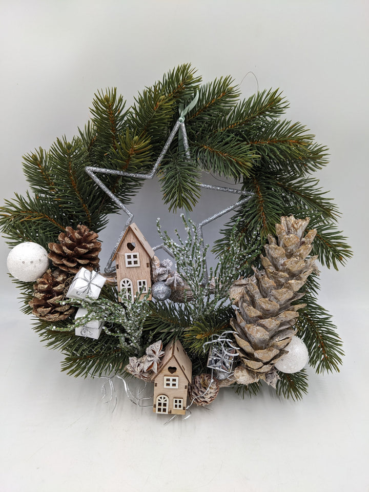 Türkranz Kugel Haus Geschenk natur