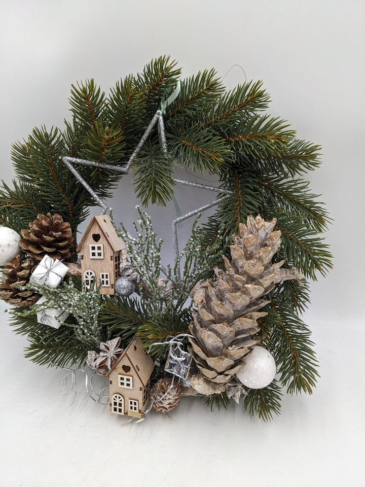 Türkranz Kugel Haus Geschenk natur