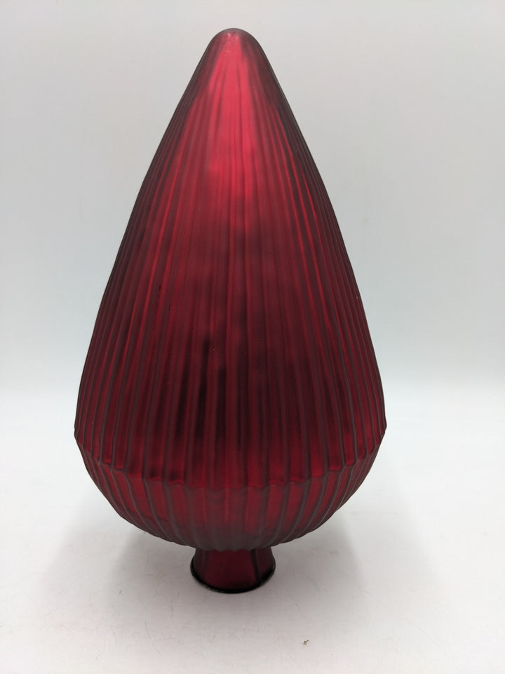 Rosenkugel für Stab Bauernglas rot