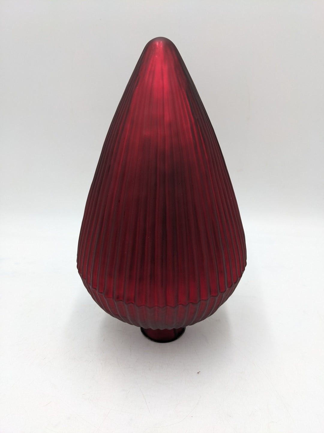 Rosenkugel für Stab Bauernglas rot