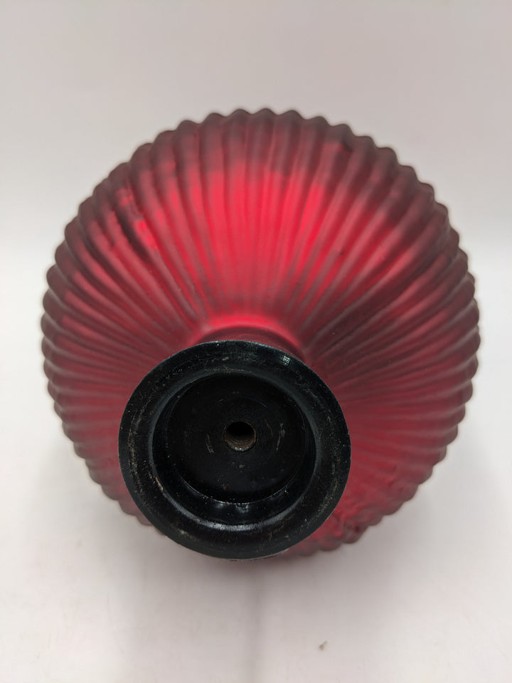 Rosenkugel für Stab Bauernglas rot