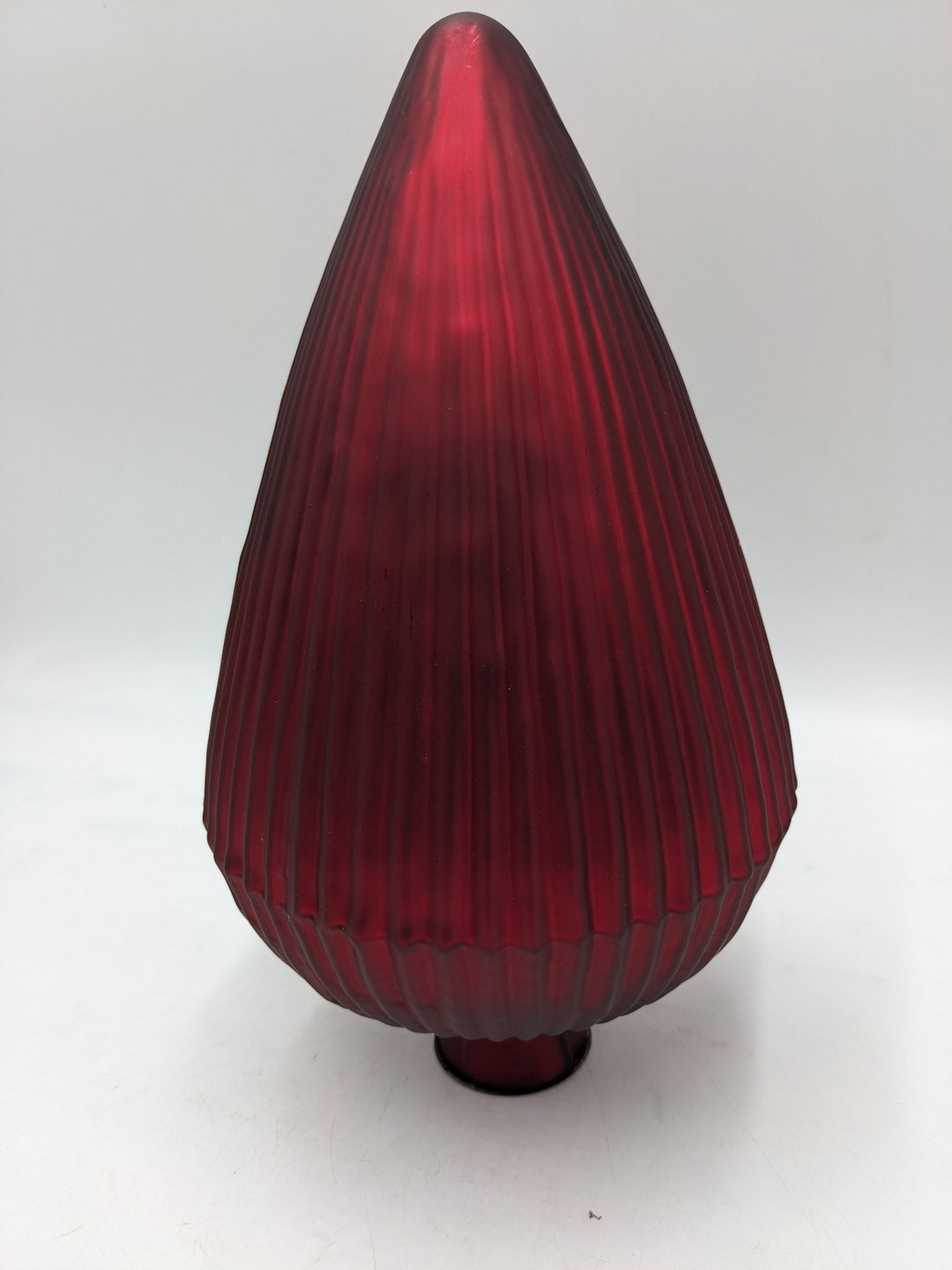 Rosenkugel für Stab Bauernglas rot