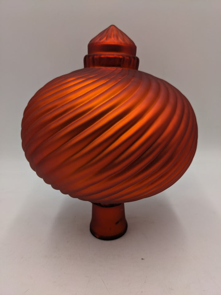 Rosenkugel für Stab Bauernglas orange