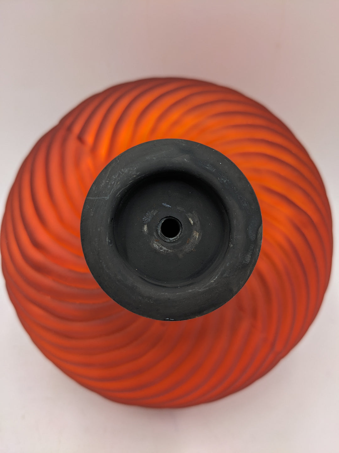 Rosenkugel für Stab Bauernglas orange