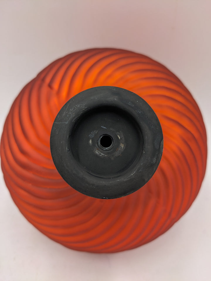 Rosenkugel für Stab Bauernglas orange