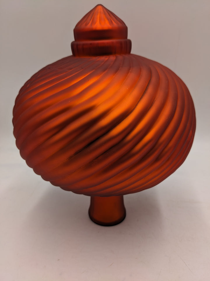 Rosenkugel für Stab Bauernglas orange