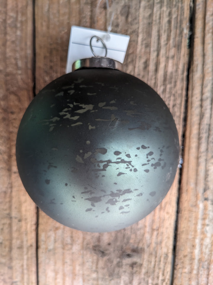 Weihnachtskugel dunkelgrün