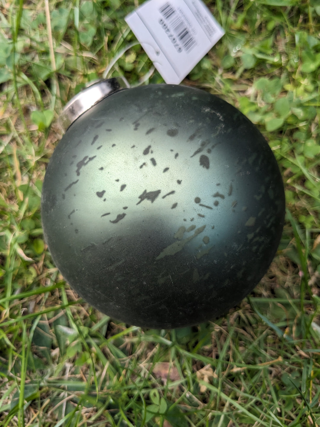 Weihnachtskugel dunkelgrün