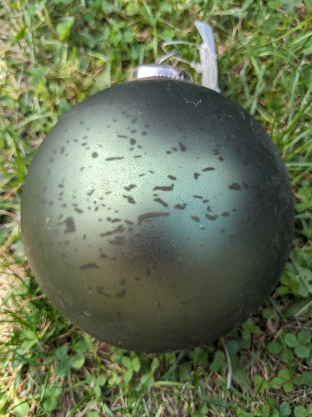 Weihnachtskugel dunkelgrün