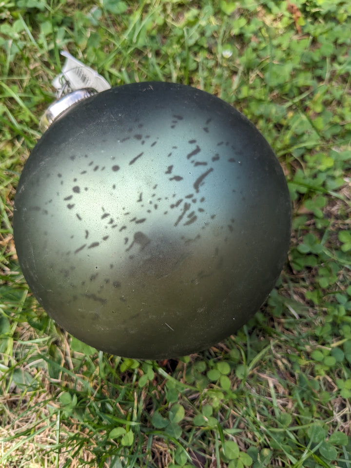 Weihnachtskugel dunkelgrün