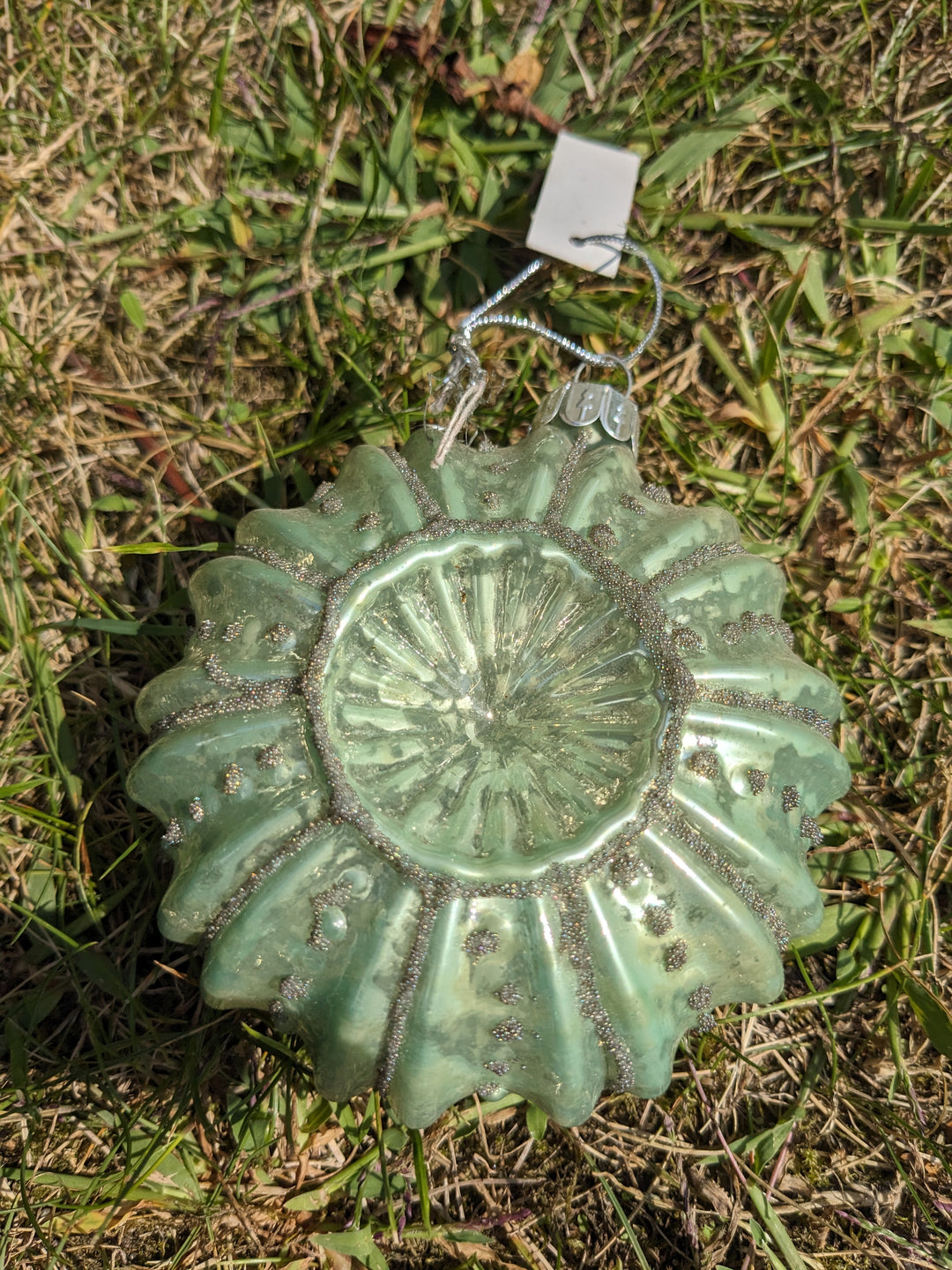 Weihnachtskugel Baumschmuck Goodwill mint