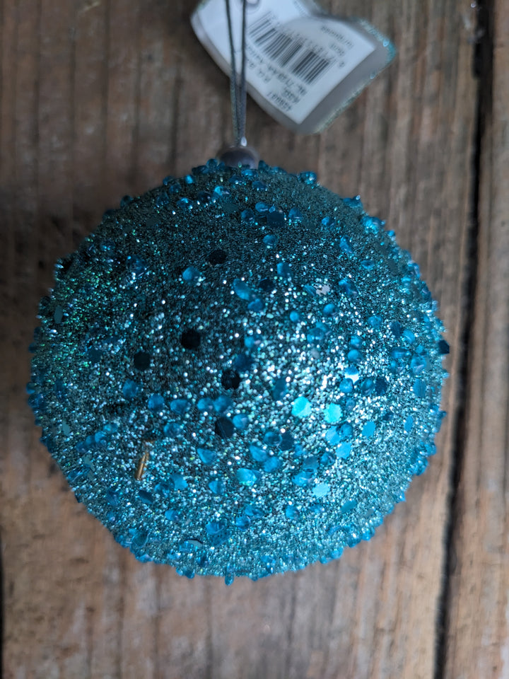 Weihnachtskugel türkis