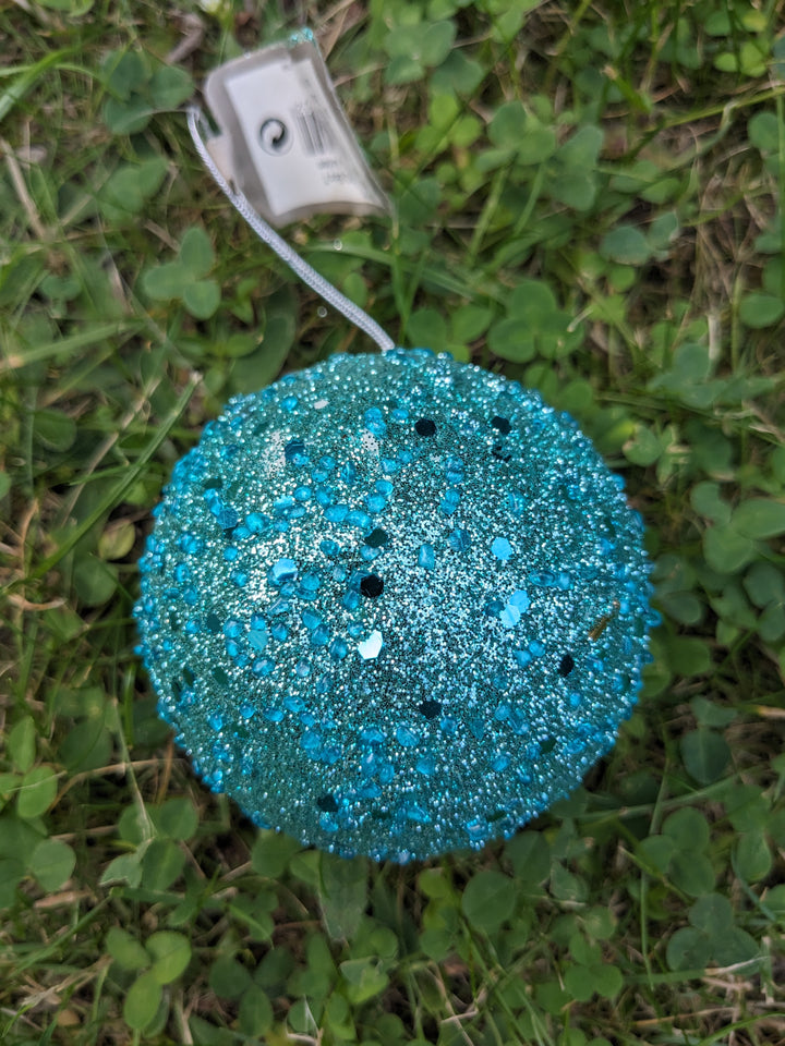 Weihnachtskugel türkis