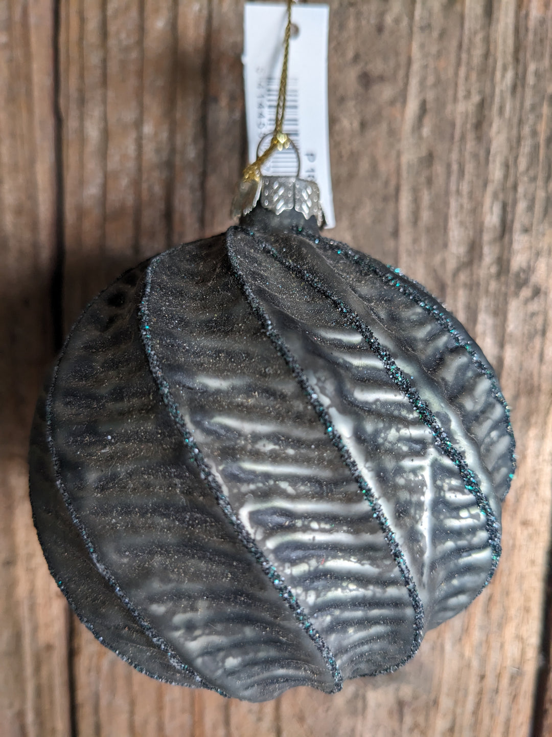 Weihnachtskugel Goodwill dunkelgrün