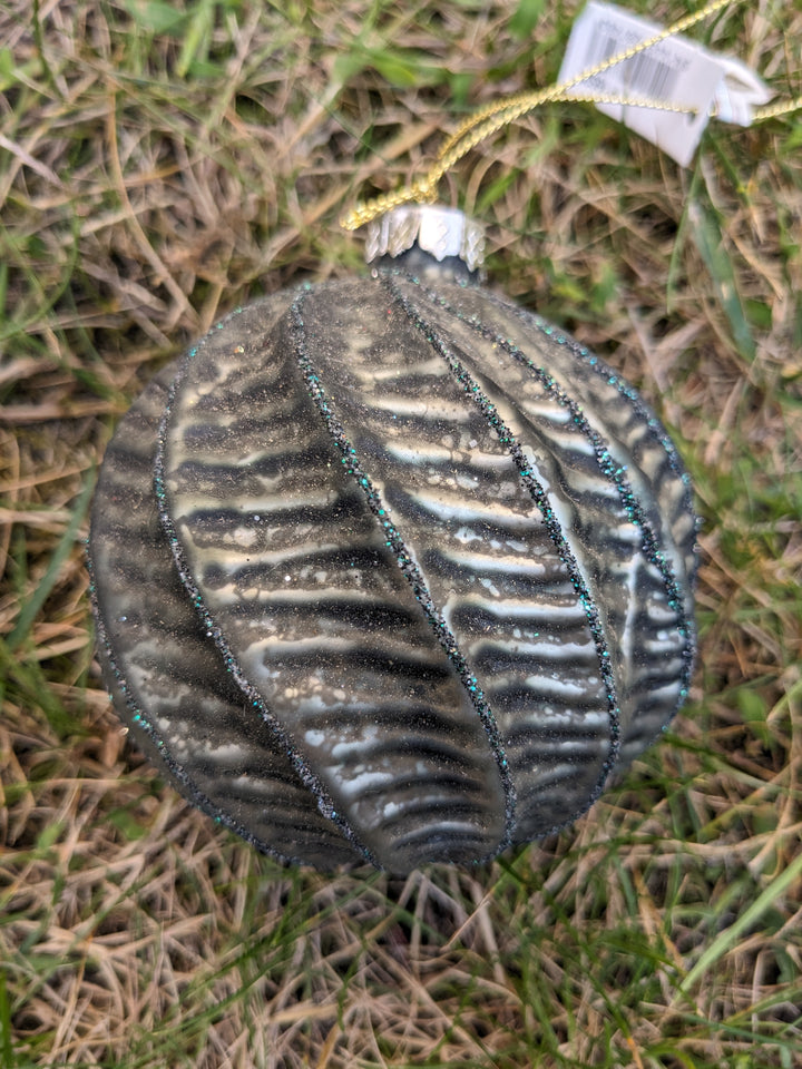Weihnachtskugel Goodwill dunkelgrün