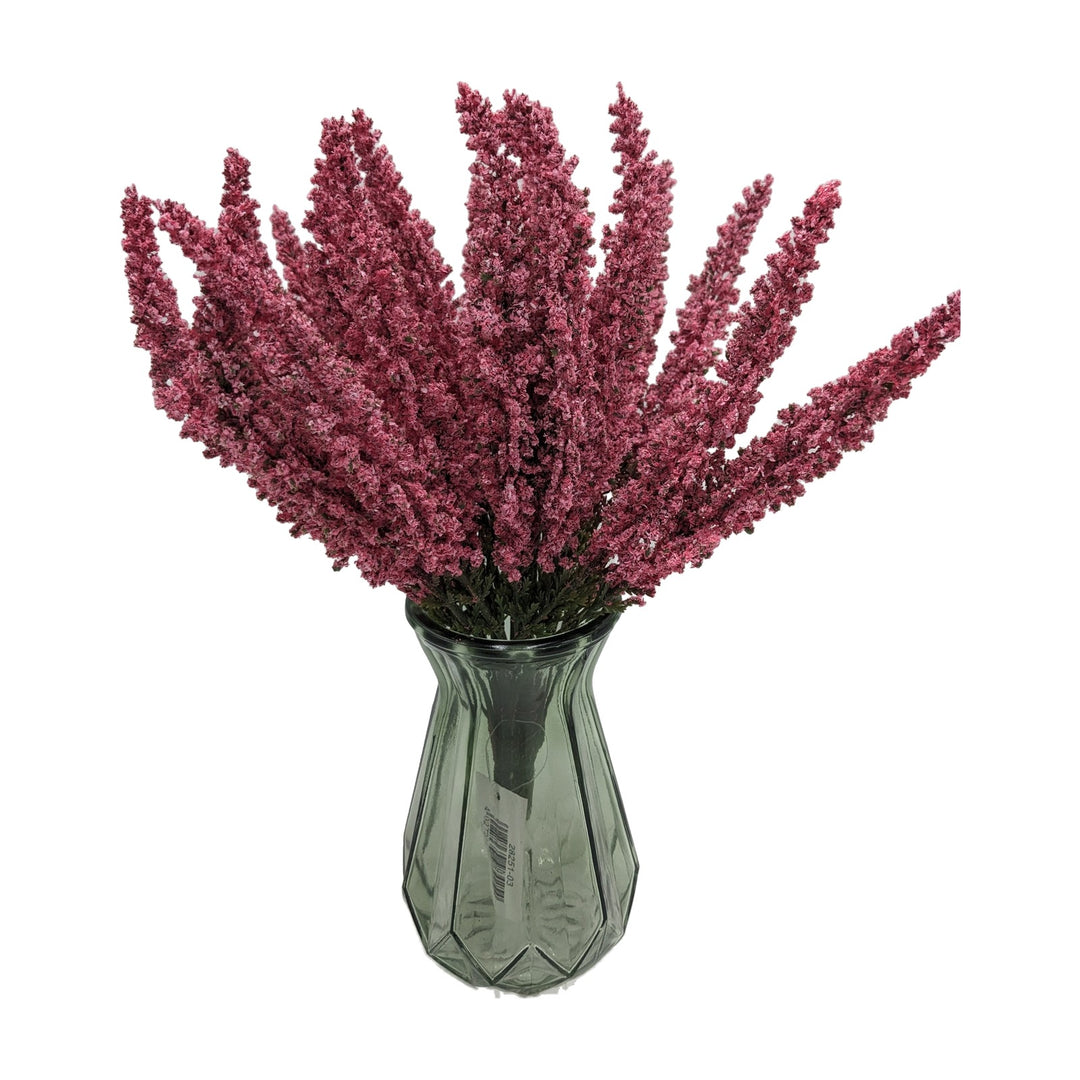 Freigestellt Erika Kunstblumen pink 24 Stiele Herbstdeko Einzelstiel
